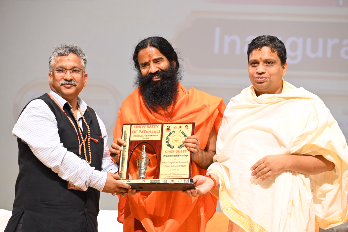 Acharya Balkrishna and Baba Ramdev